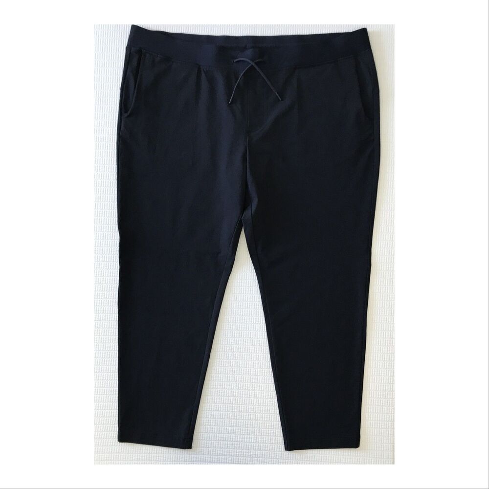 Kathmandu Womens Outdoor Hiking Pants 20 Navy Blue Nylon Stretch Pull On 26.5 In